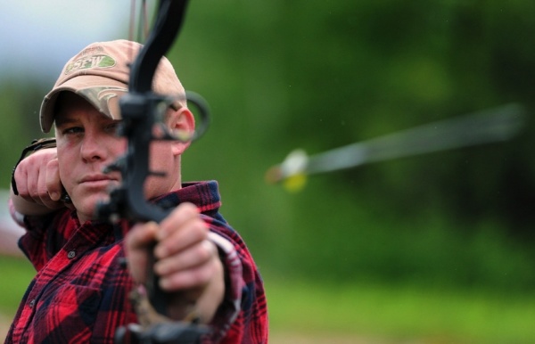 Archery concentration aim goal target arrow